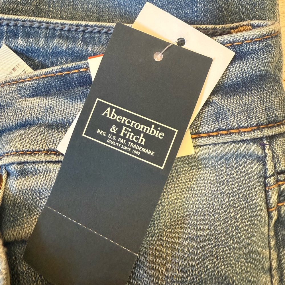 Abercrombie & Fitch High Rise Super Skinny Ankle Womens Jeans Size 26 - Picture 4 of 11